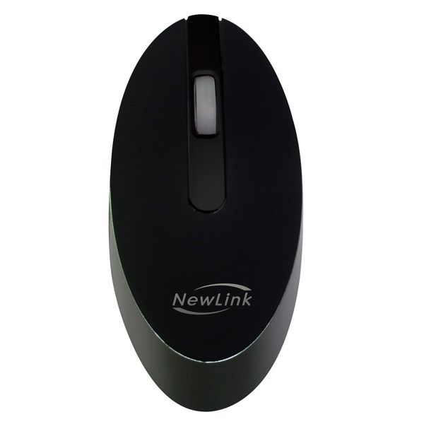 Mouse Wireless Óptico Led 1000 Dpis Style Preto Mo101 Newlink