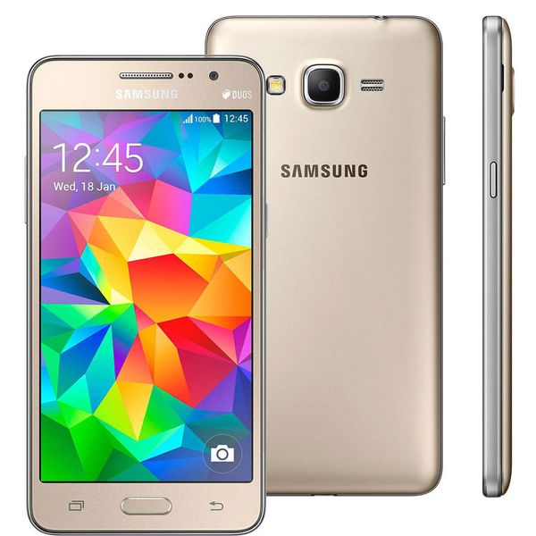 Celular Smartphone Samsung Galaxy Gran Prime Duos G531h 8gb Dourado - Dual Chip