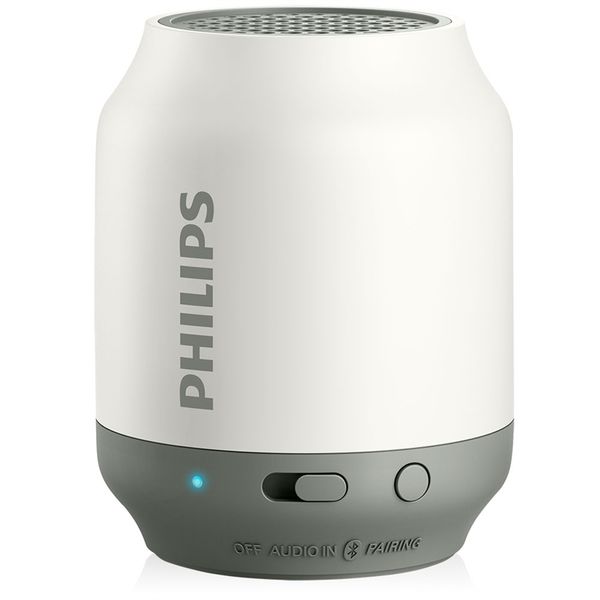 Caixa de Som Philips Branco/cinza Bt50wx