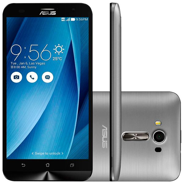 Celular Smartphone Asus Zenfone 2 Laser Ze550kl 16gb Prata - Dual Chip