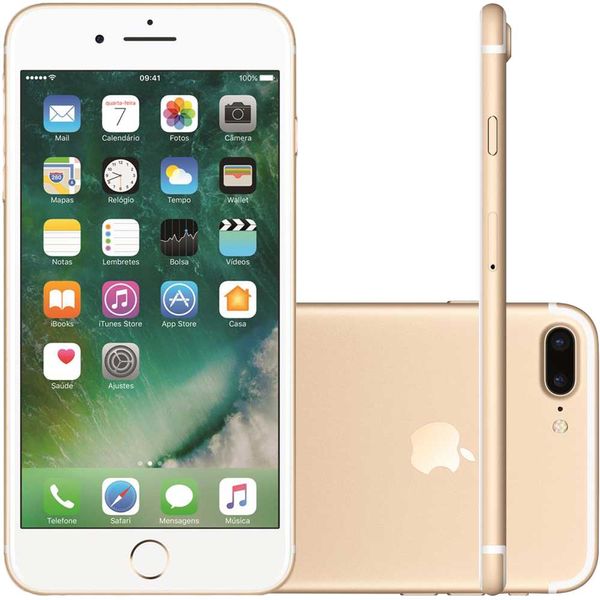 Celular Smartphone Apple iPhone 7 Plus 32gb Dourado - 1 Chip